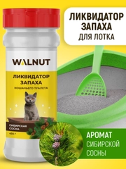 Ликвидатор запаха кошачьего туалета "Сибирская сосна", 400 г