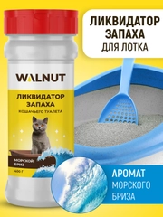 Ликвидатор запаха кошачьего туалета "Морской бриз", 400 г