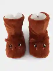 Коричневый носки - тапочки