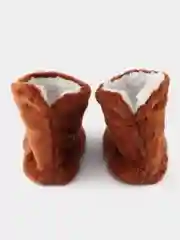 Коричневый носки - тапочки
