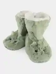 Приглушённый хаки носки - тапочки
