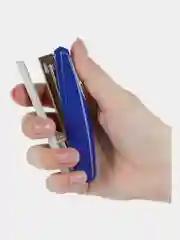 Степлер №10 BRAUBERG "Germanium", до 12 листов, с антистеплером, синий, 226569