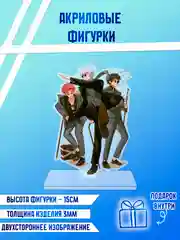 Голубой фигурки акриловые "Ханако", "Геройская академия", "Магическая битва"