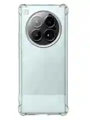 Прозрачный чехол для Infinix Zero 40 4G противоударный силиконовый BROSCORP прозрачный, защита углов