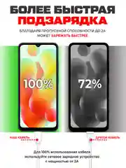 Кабель USB Micro Krutoff Classic (0,2m) белый