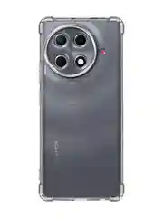 Прозрачный чехол для Tecno Camon 30s Pro противоударный силиконовый BROSCORP прозрачный с углами