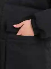 Oversized зимняя женская куртка с капюшоном и надписями