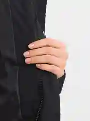 Oversized зимняя женская куртка с капюшоном и надписями