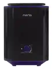 Черный увлажнитель воздуха для дома MARTA MT-HF4707A с УФ лампой, черный/фиолетовый