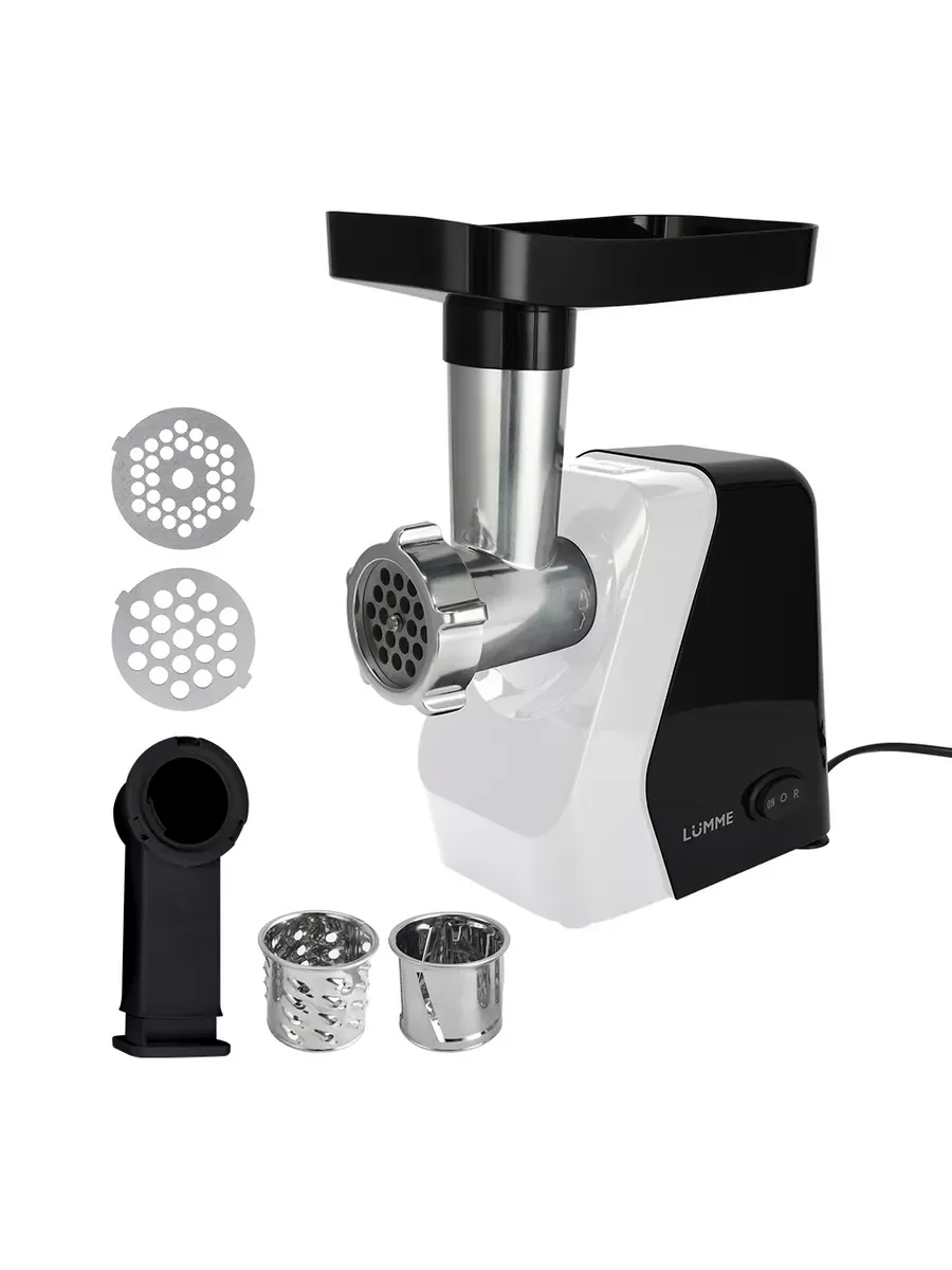 Черный мясорубка электрическая LUMME LU-MG2114B функция реверс черный жемчуг