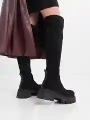 Разноцветный женские зимние ботфорты