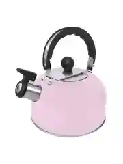 Серый металлик чайник со свистком HOME ELEMENT HE-WK1603B, розовый матовый