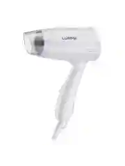 Белый фен LUMME LU-HD1063A MAX 1800W 2 режима работы, складная ручка / белый жемчуг