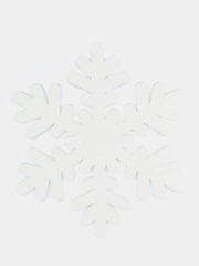 Набор Снежинка из пенопласта 30*30 см №002 5 шт