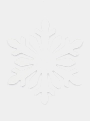 Набор "Снежинка" из пенопласта 30*30 см №001, 5 шт