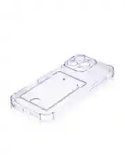 Фиолетовый чехол для iPhone 16, Pro, Max, Plus противоударный BROSCORP, карман для карт, защита углов