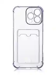 Фиолетовый чехол для iPhone 16, Pro, Max, Plus противоударный BROSCORP, карман для карт, защита углов