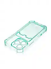 Зеленый чехол для iPhone 16, Pro, Max, Plus противоударный BROSCORP, карман для карт, защита углов