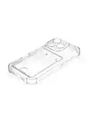 Прозрачный чехол для iPhone 16, Pro, Max, Plus противоударный BROSCORP, карман для карт, защита углов