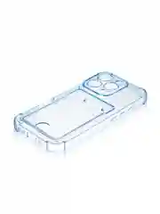 Синий чехол для iPhone 16, Pro, Max, Plus противоударный BROSCORP, карман для карт, защита углов