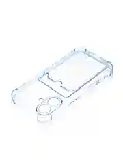Синий чехол для iPhone 16, Pro, Max, Plus противоударный BROSCORP, карман для карт, защита углов