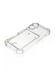 Серый чехол для iPhone 16, Pro, Max, Plus противоударный BROSCORP, карман для карт, защита углов