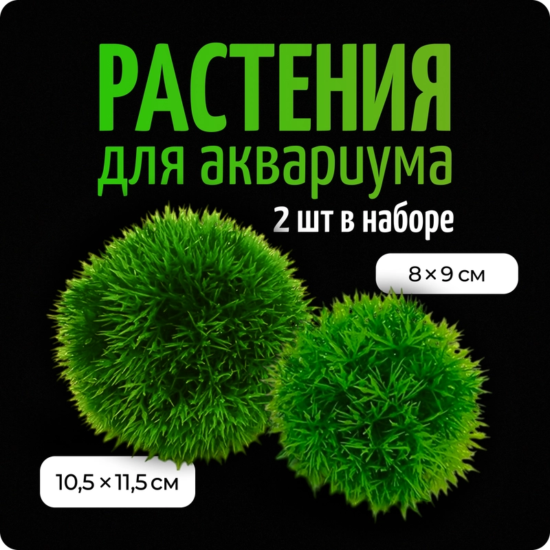 РАСТЕНИЯ ДЛЯ АКВАРИУМА набор 2в1