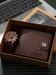 Подарочный набор для мужчины, ремень, часы, кошелек, в подарок, 4 вида