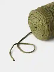 Оливковый шнур полиэфирный, 200 м, 4 мм