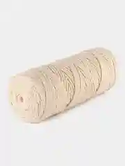 Кремовый полиэфирный шнур,150 м, 4 мм