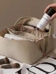 Белый косметичка женская многофункциональная портативная, 3 цвета