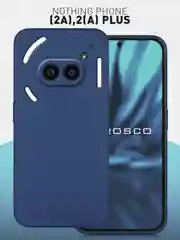 Чехол для Nothing Phone (2a), (2a) Plus защитный силиконовый ROSCO матовый с защитой камер