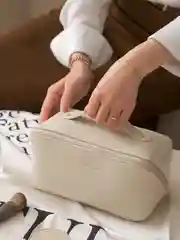 Белый косметичка женская многофункциональная портативная, 3 цвета
