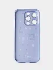 Аметистовый чехол на айфон 15, 15 pro, 15 pro max c дополнительной защитой камеры