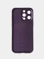 Фиолетовый чехол на айфон 15, 15 pro, 15 pro max c дополнительной защитой камеры
