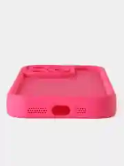 Розовый чехол для iPhone 11, 12, 13, 14, 15, Pro, Max, XR, Plus, силиконовый, Айфон