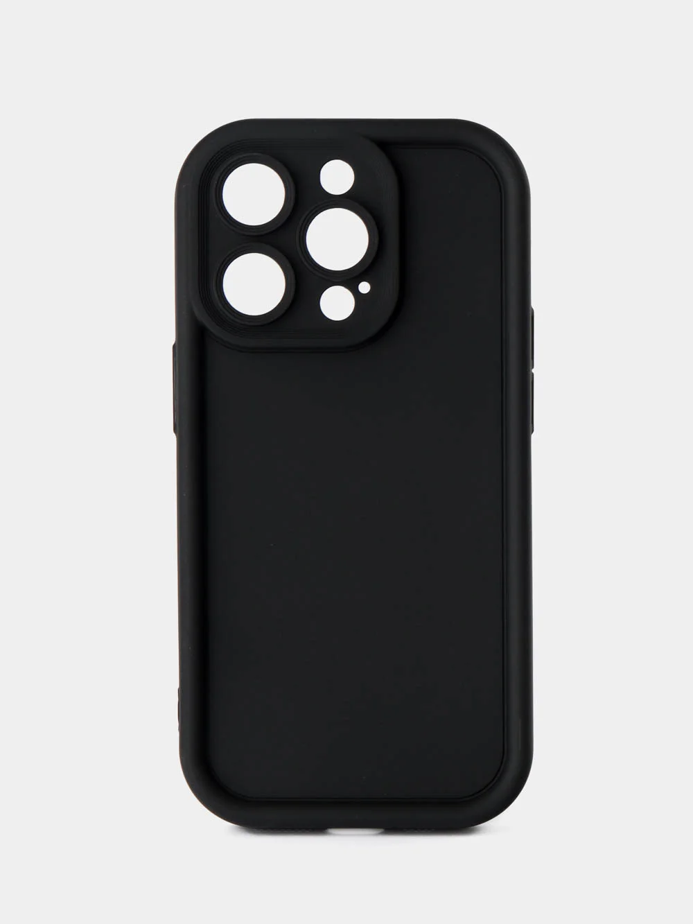 Черный чехол для iPhone 11, 12, 13, 14, 15, Pro, Max, XR, Plus, силиконовый, Айфон