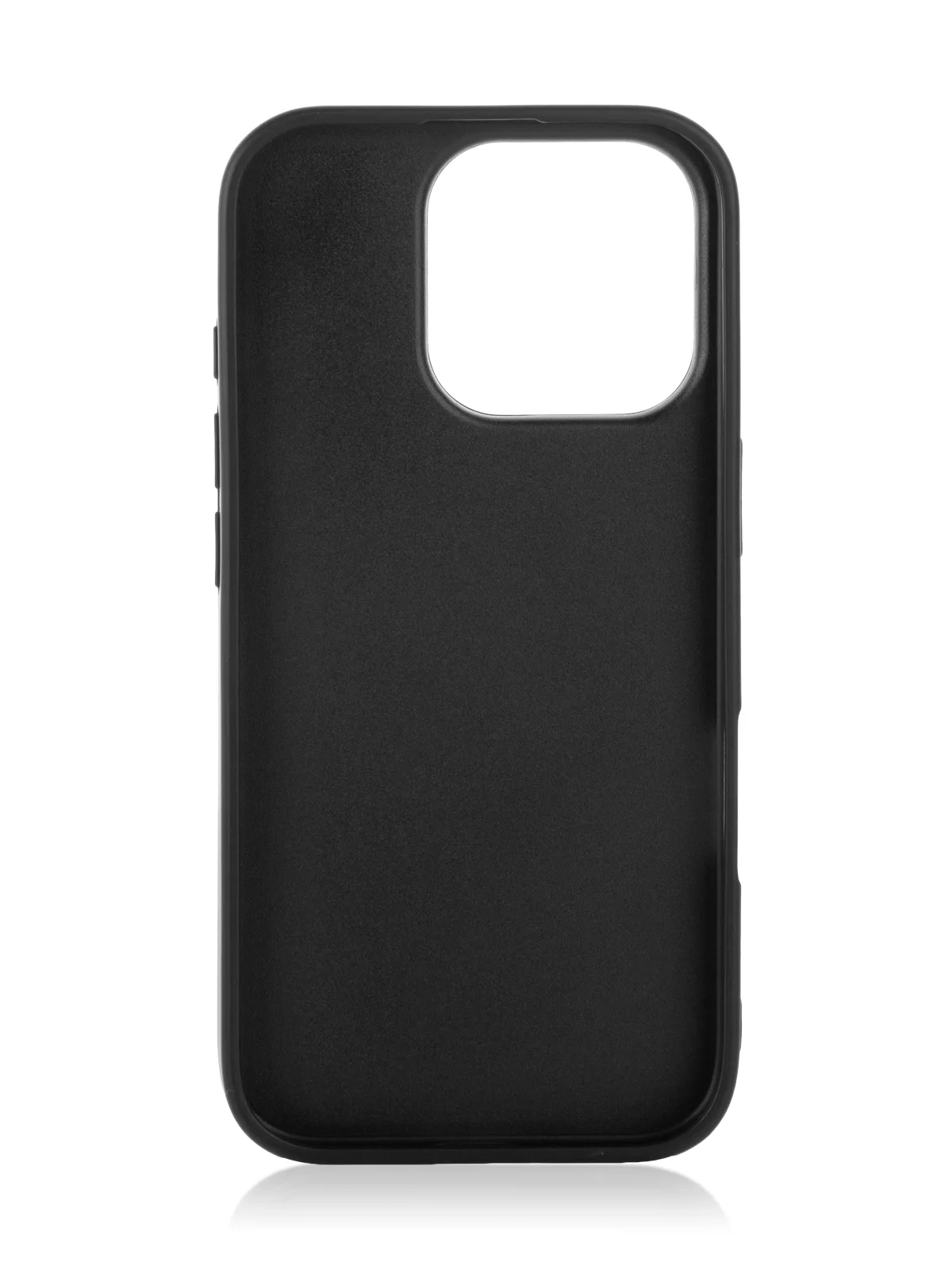 Черный люксовый чехол для Apple iPhone 16 Pro алькантара Rosco замшевый с силиконовой окантовкой