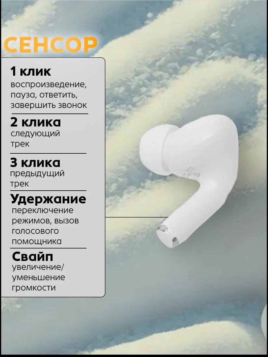 Наушники A.Pods Pro2 с активным шумоподавлением беспроводные