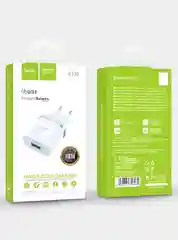 Бирюзовый сетевая зарядка для MICRO-USB 2.4A Hoco C12 / зарядное устройство 2xUSB