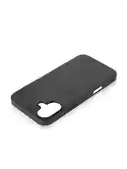 Черный люксовый чехол для Apple iPhone 16 Plus алькантара ROSCO замшевый с силиконовой окантовкой