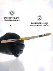 Узкие кисти малярные набор кистички узкие 10 мм, 3 шт
