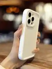 Белый чехол для iPhone 11, 12, 13, 14, 15, Pro, Max, XR, Plus, силиконовый, Айфон