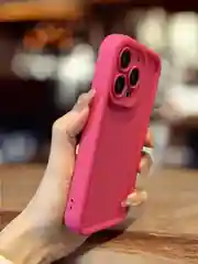 Розовый чехол для iPhone 11, 12, 13, 14, 15, Pro, Max, XR, Plus, силиконовый, Айфон