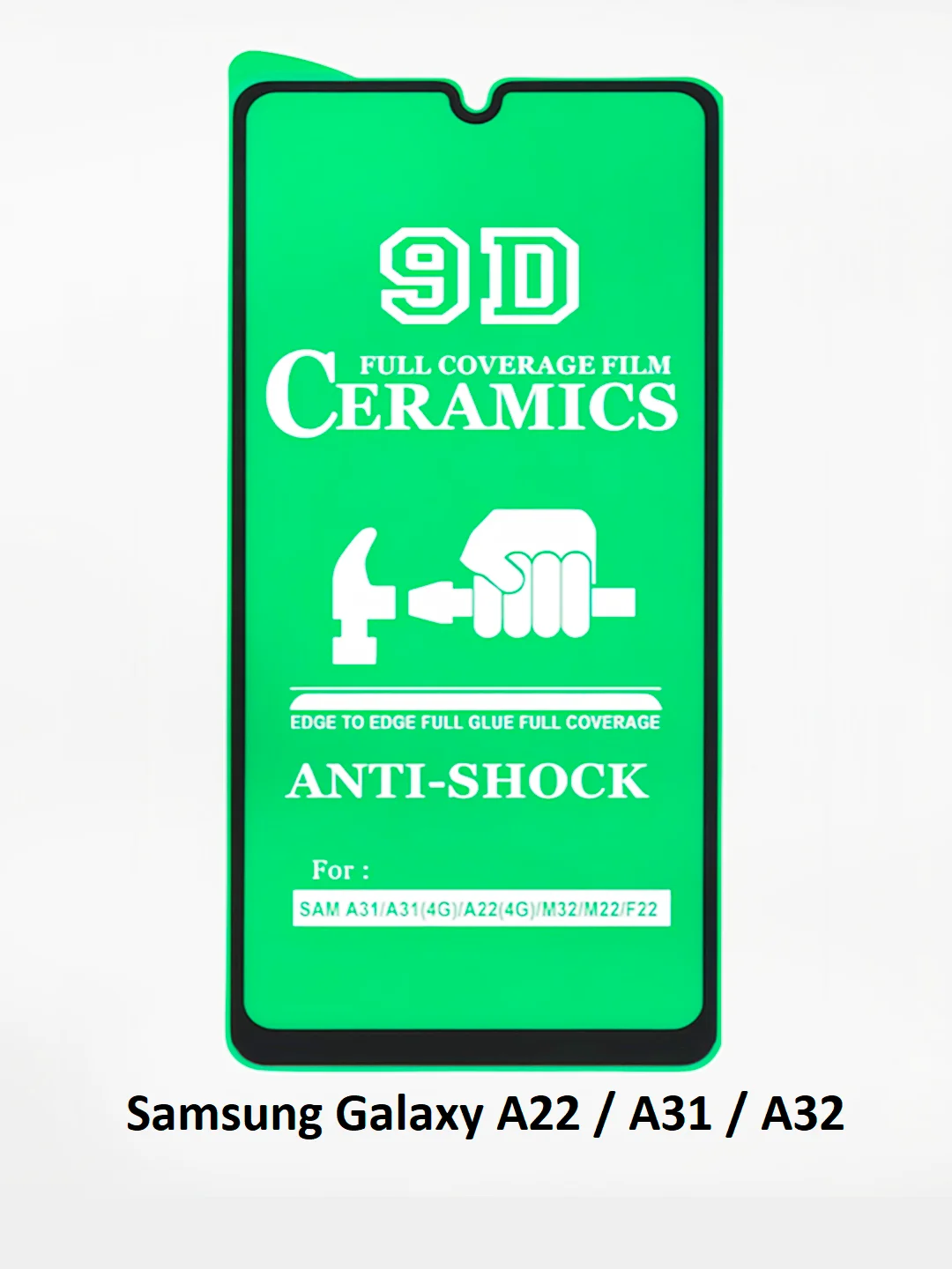Защитное стекло Samsung Galaxy A51, A52, A31, A32, A22, A12, A02, A10, A20, A50 гибкое