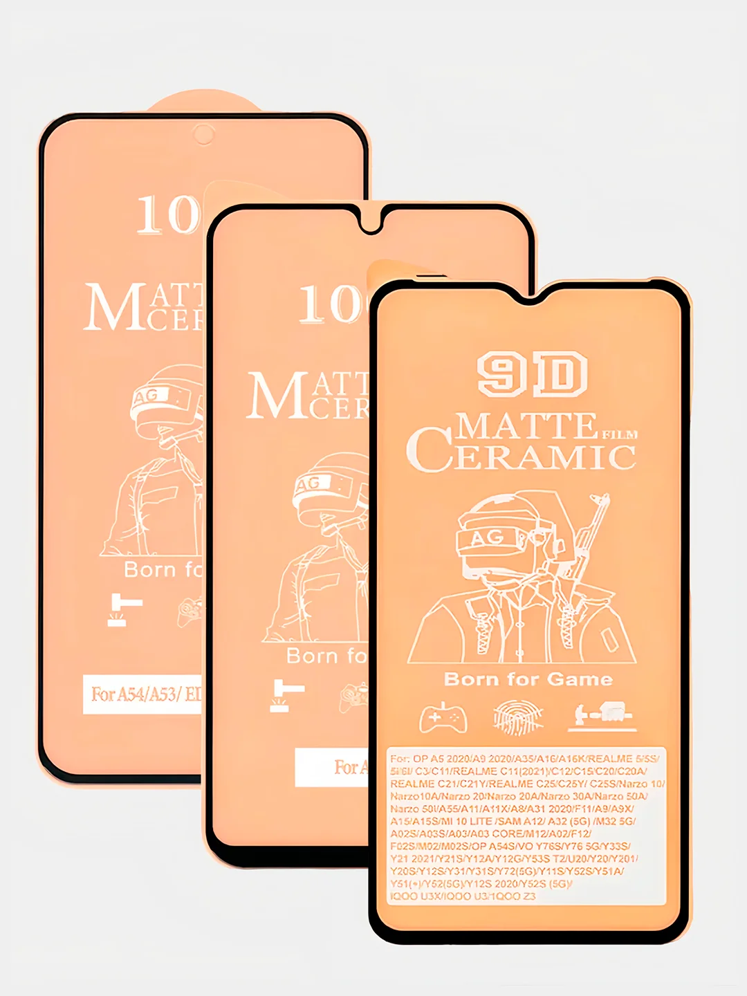 Защитное стекло Samsung A54, A24, A34, A12, A13, A14, A22, A32, A10,A02,A03 матовое гибкое