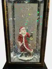 Новогодний фонарь со снегом / лампа новогодняя, жидкий, музыкальный, 27 см