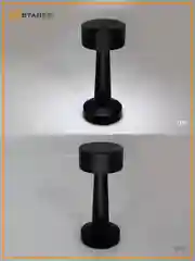 Черный управляемая настольная лампа ,светильник прикроватный  Estares  DOWN LIGHT 2W