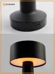 Черный управляемая настольная лампа ,светильник прикроватный  Estares  DOWN LIGHT 2W