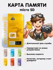 Карта памяти Tranyoo microSD 4/8/16/32/64/128GB, Premium Class, micro SD, микро сд, флешка